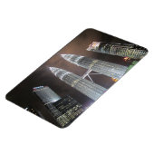 Kuala Lumpur Nachttürme Magnet (Linke Seite)