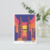 Kuala Lumpur Petronas Twin Towers  Postkarte (Stehend Vorderseite)