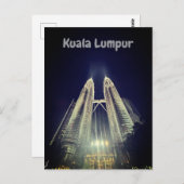 Kuala Lumpur Postkarte (Vorne/Hinten)