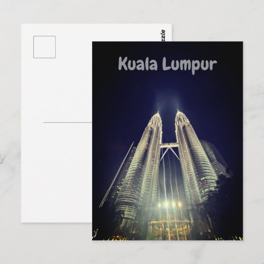 Kuala Lumpur Postkarte (Vorne/Hinten)