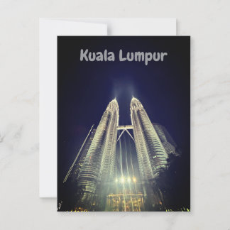 Kuala Lumpur Postkarte