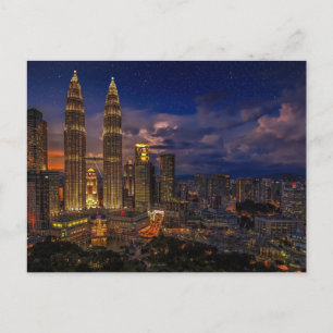 Kuala Lumpur Postkarte