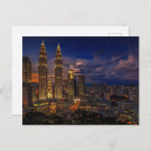 Kuala Lumpur Postkarte (Vorne/Hinten)