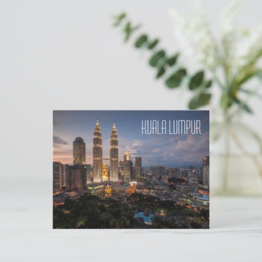 Kuala Lumpur Postkarte (Stehend Vorderseite)