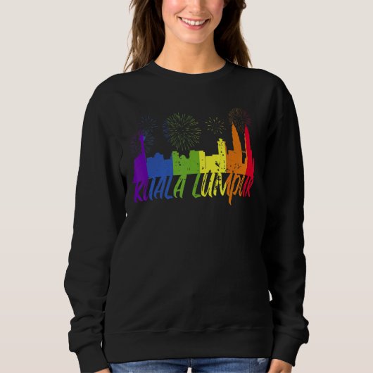 Kuala Lumpur Pride Skyline Parade Kuala Lum Sweatshirt (Vorderseite)