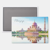 Kuala Lumpur Putra Moschee Putrajaya Malaysia Magnet (Vorderseite/Rückseite)