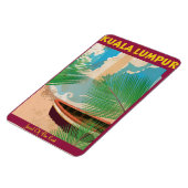 Kuala Lumpur Reiseplakat Magnet (Linke Seite)