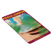 Kuala Lumpur Reiseplakat Magnet (Rechte Seite)