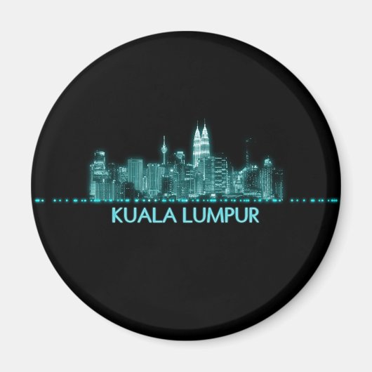 Kuala Lumpur Skyline Magnet (Vorne)