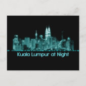 Kuala Lumpur Skyline Postkarte (Vorderseite)