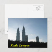 Kuala Lumpur Towers Postkarte (Vorne/Hinten)