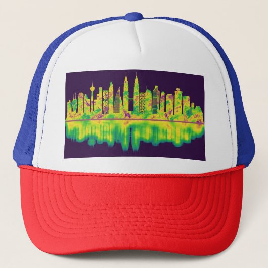 Kuala Lumpur Truckerkappe (Vorderseite)
