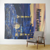 Kuala Lumpur Wandteppich (Beispiel (Horizontal))