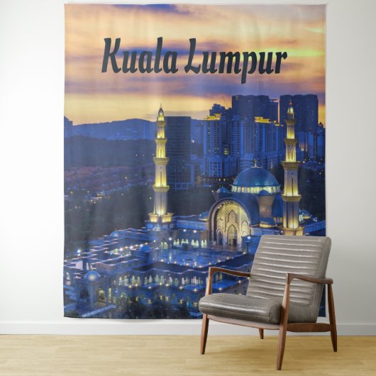 Kuala Lumpur Wandteppich (Beispiel)