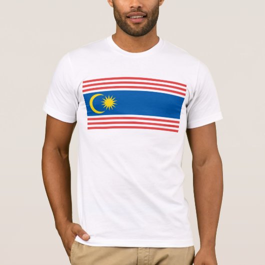 Kuala- Lumpurflaggen-T - Shirt (Vorderseite)