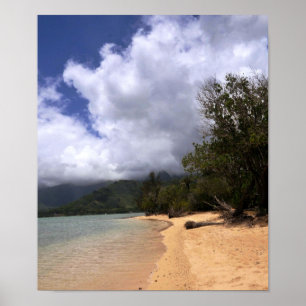 Kualoa Beach Park Oahu Poster
