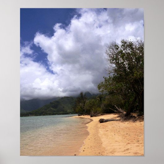 Kualoa Beach Park Oahu Poster (Vorne)