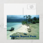 Kualoa Beach Park Postcard Postkarte (Vorne/Hinten)