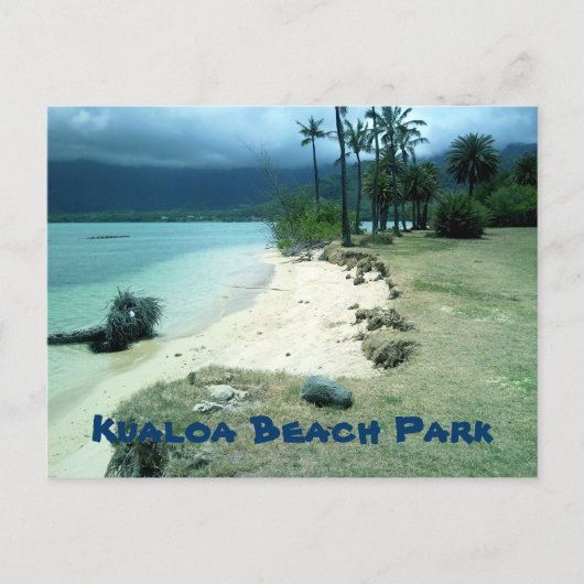 Kualoa Beach Park Postcard Postkarte (Vorderseite)