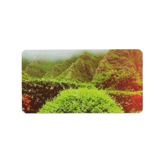 Kualoa Ranch Adressaufkleber (Vorne)