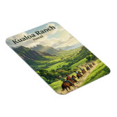Kualoa Ranch Hawaii Magnet (Rechte Seite)