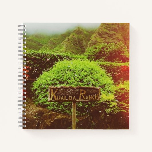 Kualoa Ranch Notizblock (Vorderseite)