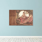 Kuan-yin, Göttin des Mitgefühls Leinwanddruck (Insitu (Holzboden))