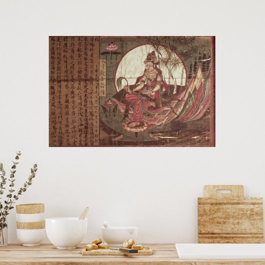 Kuan-yin, Göttin des Mitgefühls Poster (Küche)