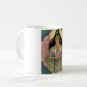 Kuan Yin Göttin des Mitleids Kaffeetasse (Vorderseite Links)