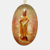 Kuan Yin Keramikornament (Links)