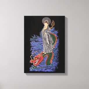 Kuan Yin Leinwand