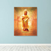 Kuan Yin Leinwanddruck (Insitu (Holzboden))