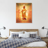 Kuan Yin Leinwanddruck (Insitu (Schlafzimmer))