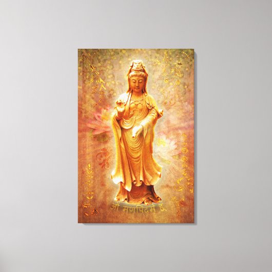 Kuan Yin Leinwanddruck (Vorderseite)