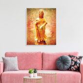 Kuan Yin Leinwanddruck (Insitu (Wohnzimmer))