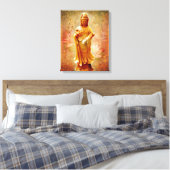 Kuan Yin Leinwanddruck (Insitu (Schlafzimmer))