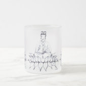 Kuan Yin mattierte GlasTasse Mattglastasse (Mittel)