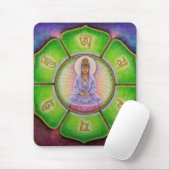Kuan Yin "OM Mani Padme Summen" Mousepad (Mit Mouse)