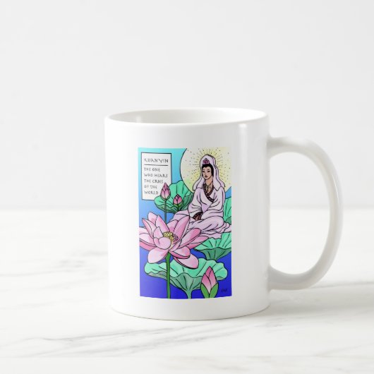 Kuan Yin, Quan Yin, höre deine Brüste Kaffeetasse (Rechts)