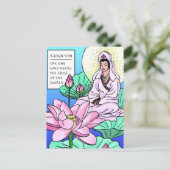 Kuan Yin, Quan Yin, höre deine Brüste Postkarte (Stehend Vorderseite)