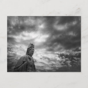 Kuan Yin Statue Fine Art Foto Feiertagspostkarte