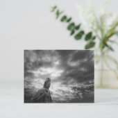 Kuan Yin Statue Fine Art Foto Postkarte (Stehend Vorderseite)