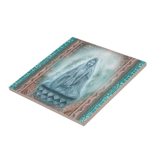 Kuan Yin tile Fliese (Seite)