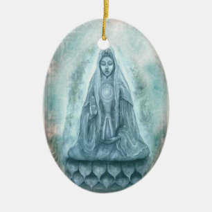 Kuan Yin Verzierung Keramik Ornament