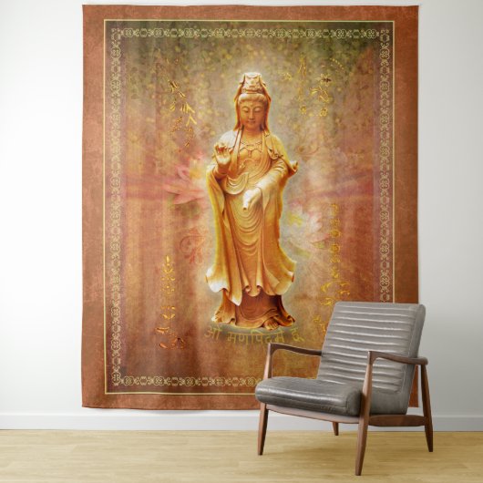 Kuan Yin Wandteppich (Beispiel)