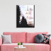 Kuan Yin Wrapped Canvas Leinwanddruck (Insitu (Wohnzimmer))