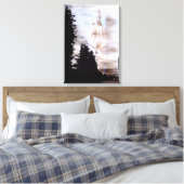 Kuan Yin Wrapped Canvas Leinwanddruck (Insitu (Schlafzimmer))