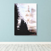 Kuan Yin Wrapped Canvas Leinwanddruck (Insitu (Holzboden))
