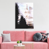 Kuan Yin Wrapped Canvas Leinwanddruck (Insitu (Wohnzimmer))