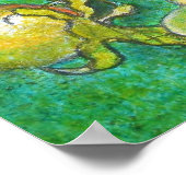 Kuan Yins Water Dragon Poster (Ecke)